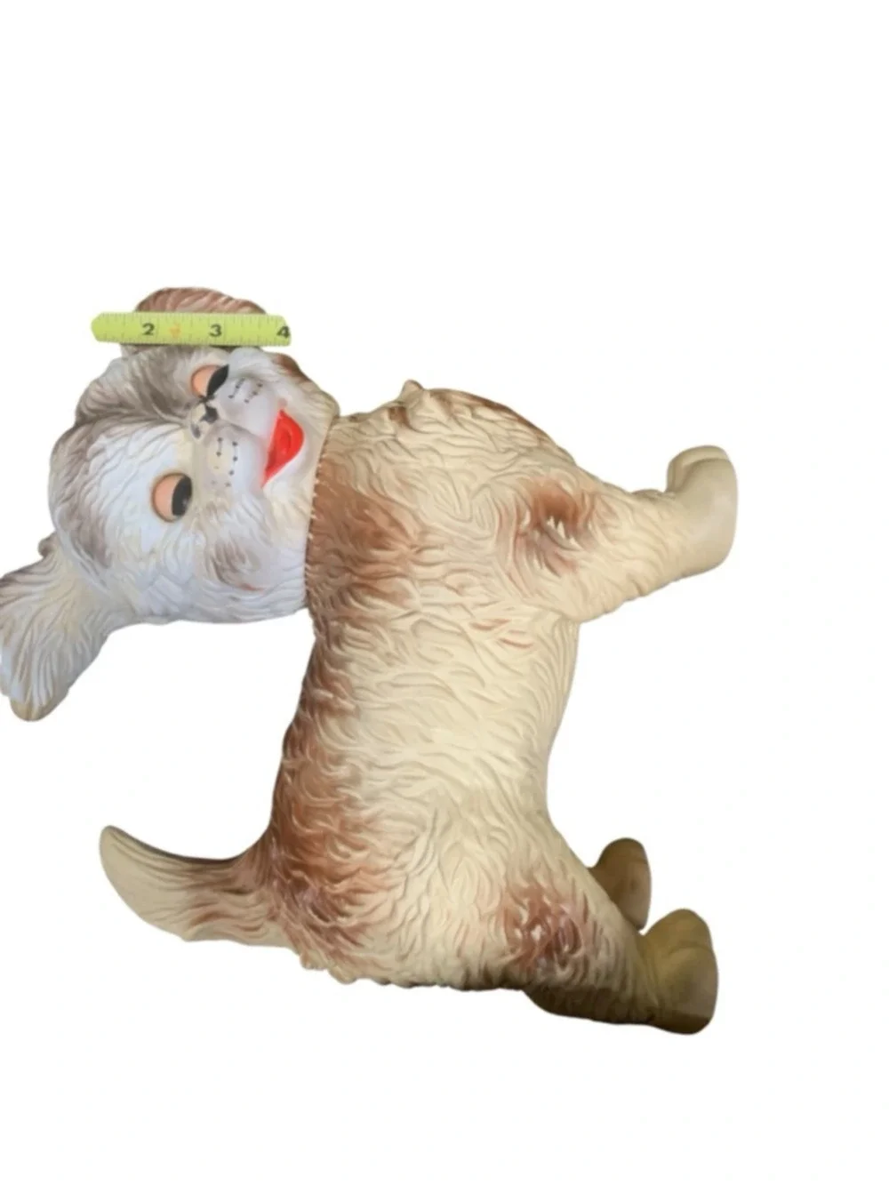 Vntg 60’s The Edward Mosley Co. Arrow plastic squeaky puppy toy multicolor